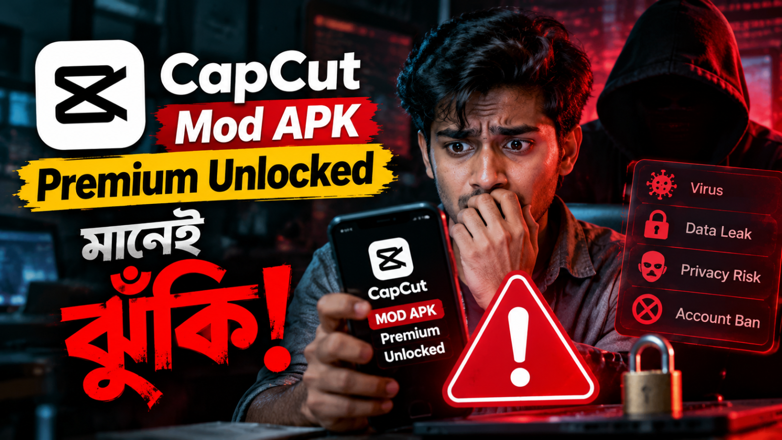 CapCut Mod APK with Premium Unlocked means risk