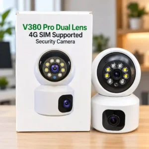 V380 Pro Dual Lens 4G SIM Supported Security Camera